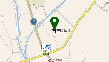 天満神社の地図画像