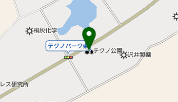 テクノ公園の地図画像