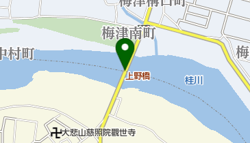 上野橋の地図画像
