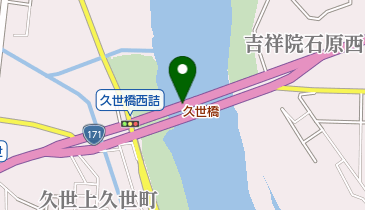 久世橋の地図画像