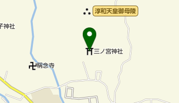 三ノ宮神社の地図画像