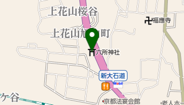 六所神社の地図画像