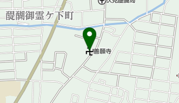 善願寺の地図画像