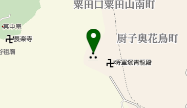 将軍塚の地図画像