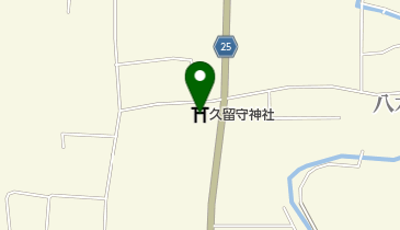 久留守神社の地図画像