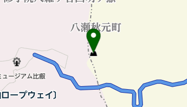 大比叡の地図画像