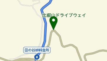 田ノ谷峠の地図画像