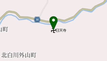 日天寺の地図画像