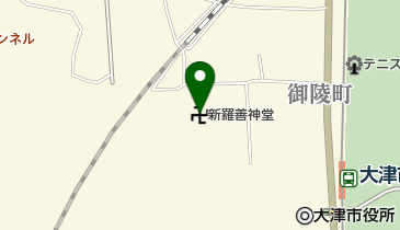 新羅善神堂の地図画像