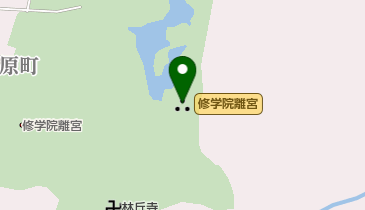 修学院離宮の地図画像