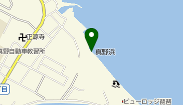 真野浜の地図画像