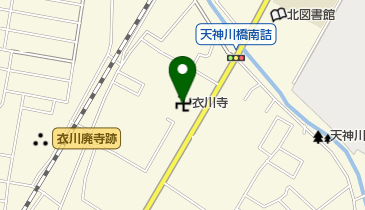 衣川寺の地図画像