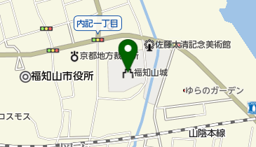 福知山城の地図画像