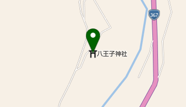 八王子神社の地図画像
