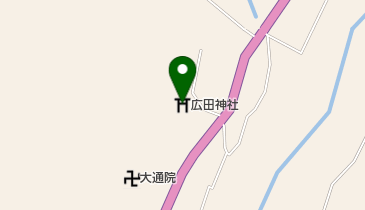 広田神社の地図画像