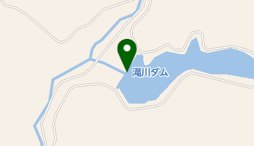 滝川ダムの地図画像