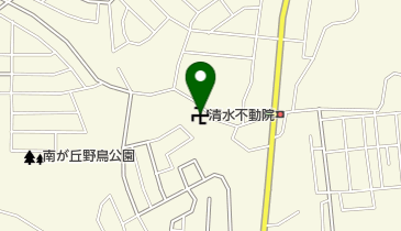 清水不動院の地図画像