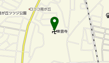 東雲寺の地図画像