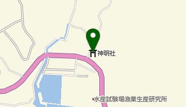 神明社の地図画像