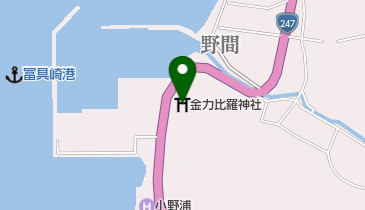 金力比羅神社の地図画像