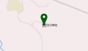 白川神社の地図画像