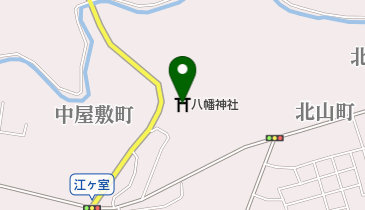 八幡神社の地図画像