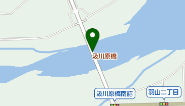 汲川原橋の地図画像