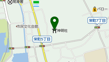 神明社の地図画像