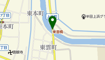 東雲橋の地図画像