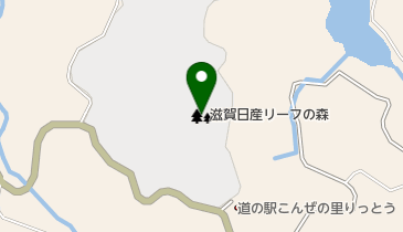 滋賀日産リーフの森の地図画像