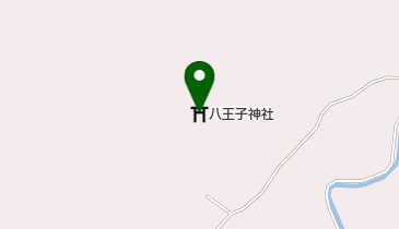 八王子神社の地図画像
