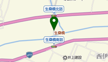 生桑橋の地図画像