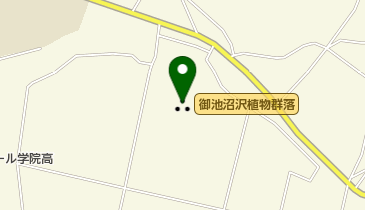 御池沼沢植物群落の地図画像