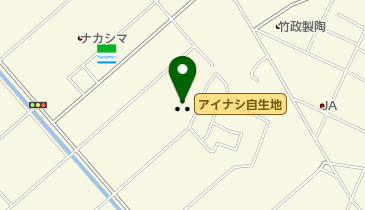 アイナシ自生地の地図画像