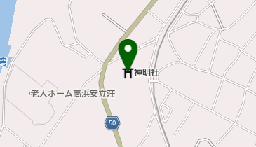 神明社の地図画像