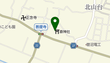 斎神社の地図画像