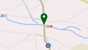 川合橋の地図画像