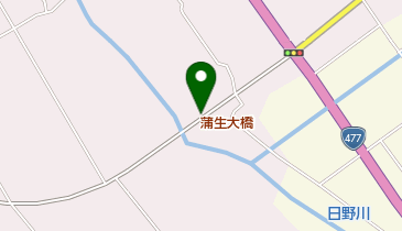 蒲生大橋の地図画像