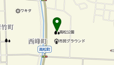 高松公園の地図画像
