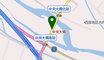 中央大橋の地図画像