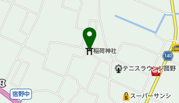 稲荷神社の地図画像