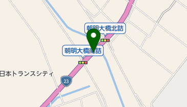 朝明大橋の地図画像