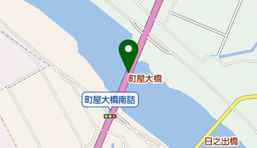 町屋大橋の地図画像