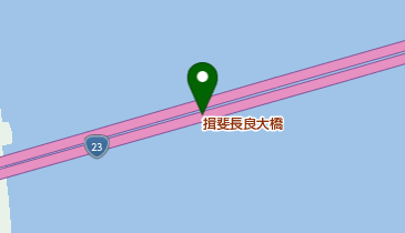 揖斐長良大橋の地図画像