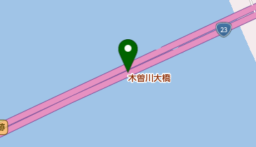 木曽川大橋の地図画像