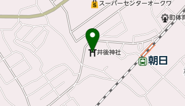 井後神社の地図画像