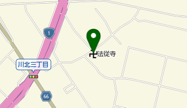 法従寺の地図画像