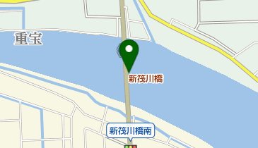 新筏川橋の地図画像