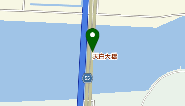 天白大橋の地図画像