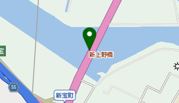 新上野橋の地図画像